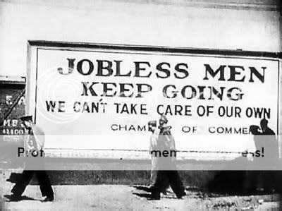 a sign during the great depression Pictures, Images and Photos