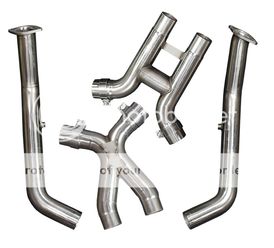 New EXCLUSIVE 2011+ GT/Boss 302 T304 Stainless X & H Pipes IN STOCK!