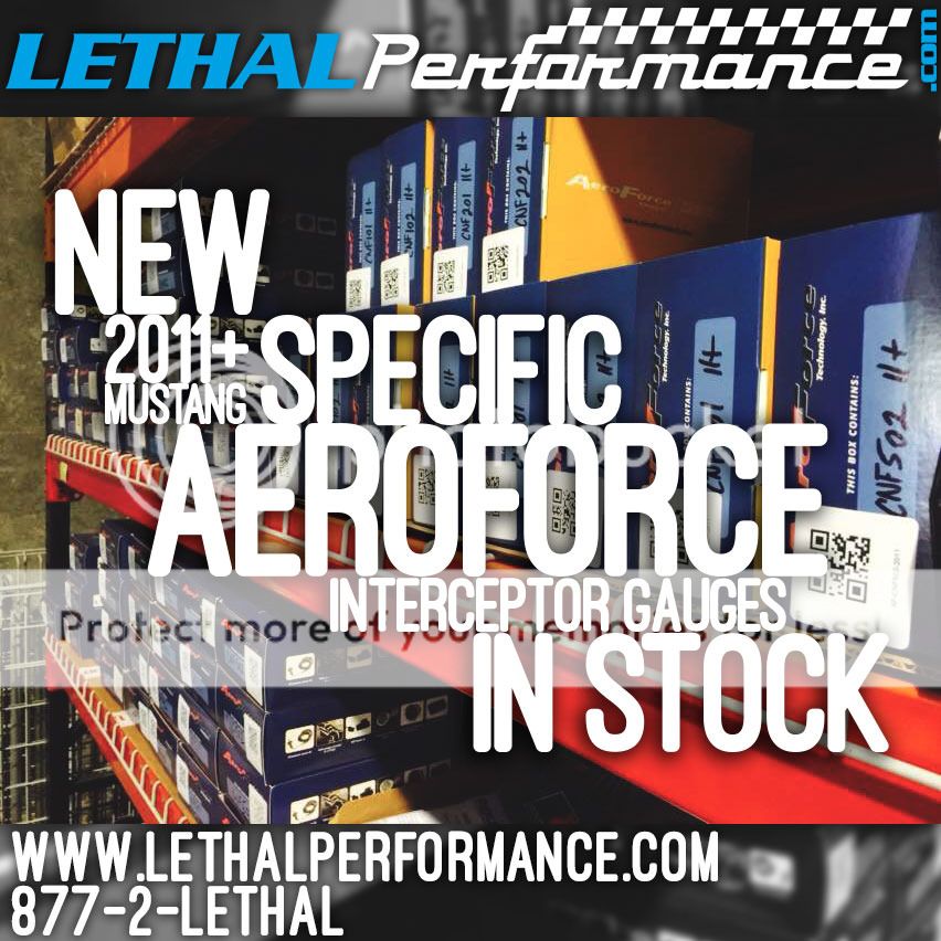 The AllNew 2011+ Aeroforce Gauge is HERE! 2015+ S550 Mustang Forum