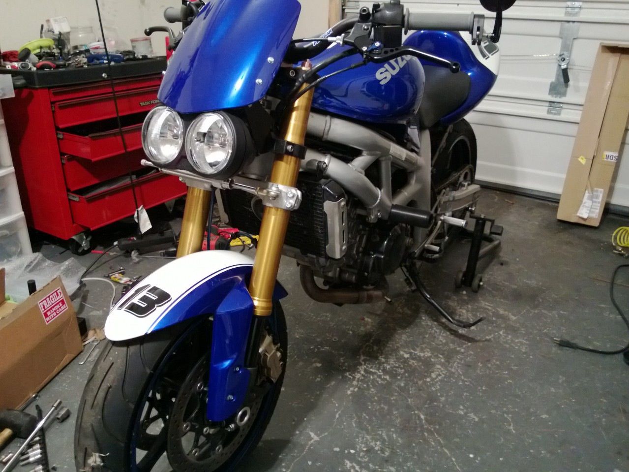 Aftermarket Steering Damper/Stabilizer Suzuki SV650 Riders Forum